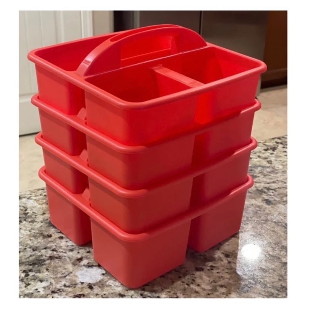 4x Target Coral Storage Supply Caddy set of 4
